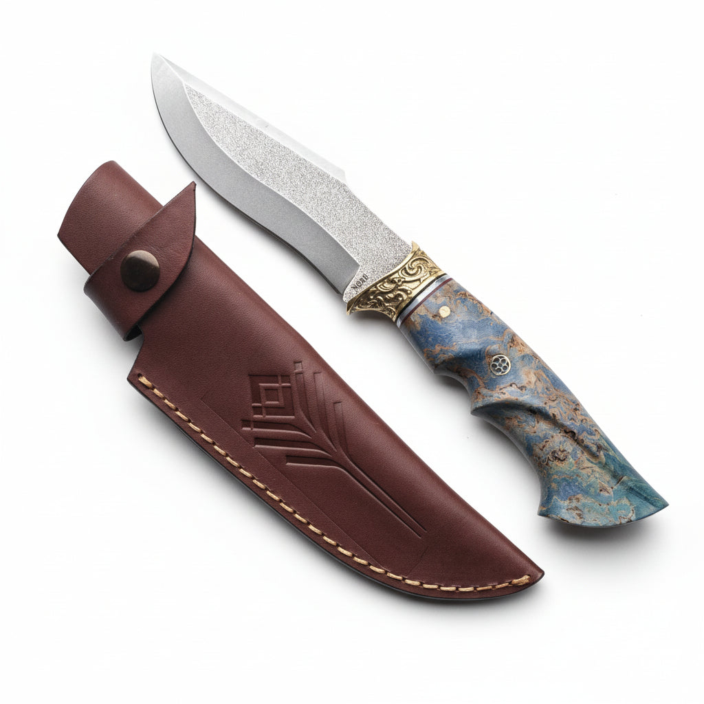 N690 Çelik Stabilize Saplı Pirinç Önlüklü Avcı Model 28.5 CM