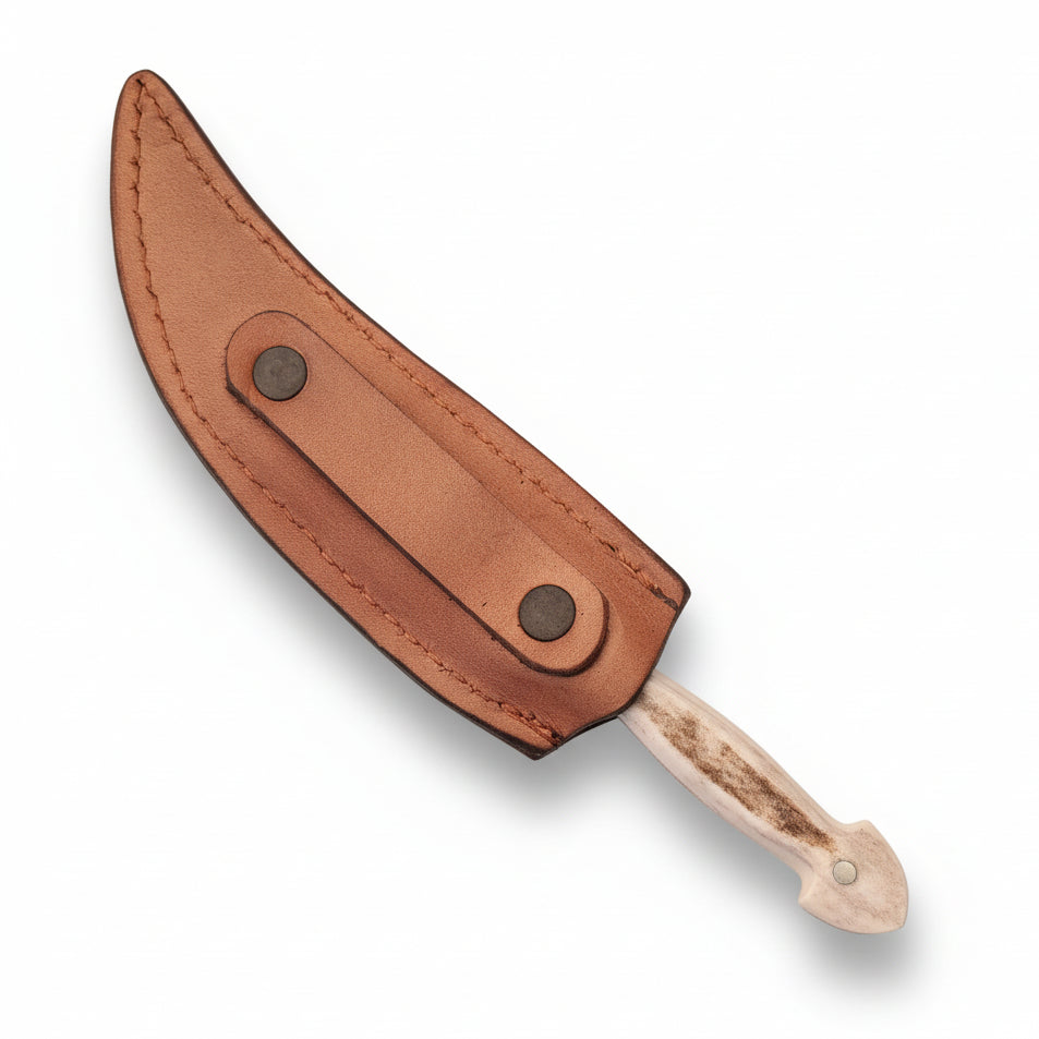 Geyik Boynuzu Sap Bushcraft Kamp Bıçağı