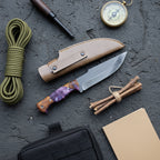 El Yapımı Outdoor Av Bıçağı – 24.5 cm Hibrit Sap El Yapımı Outdoor Bıçak