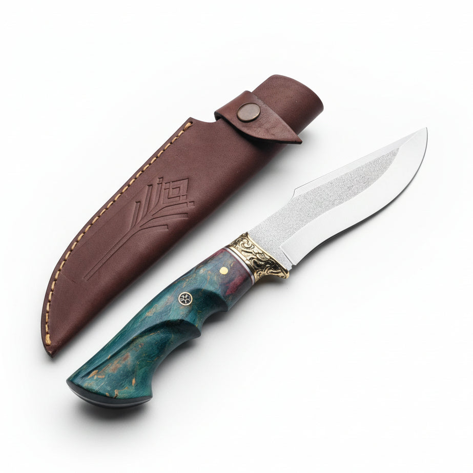 N690 Çelik Stabilize Saplı Pirinç Önlüklü Avcı Model 28.5 CM