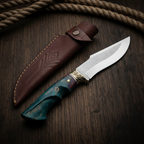 N690 Çelik Stabilize Saplı Pirinç Önlüklü Avcı Model 28.5 CM