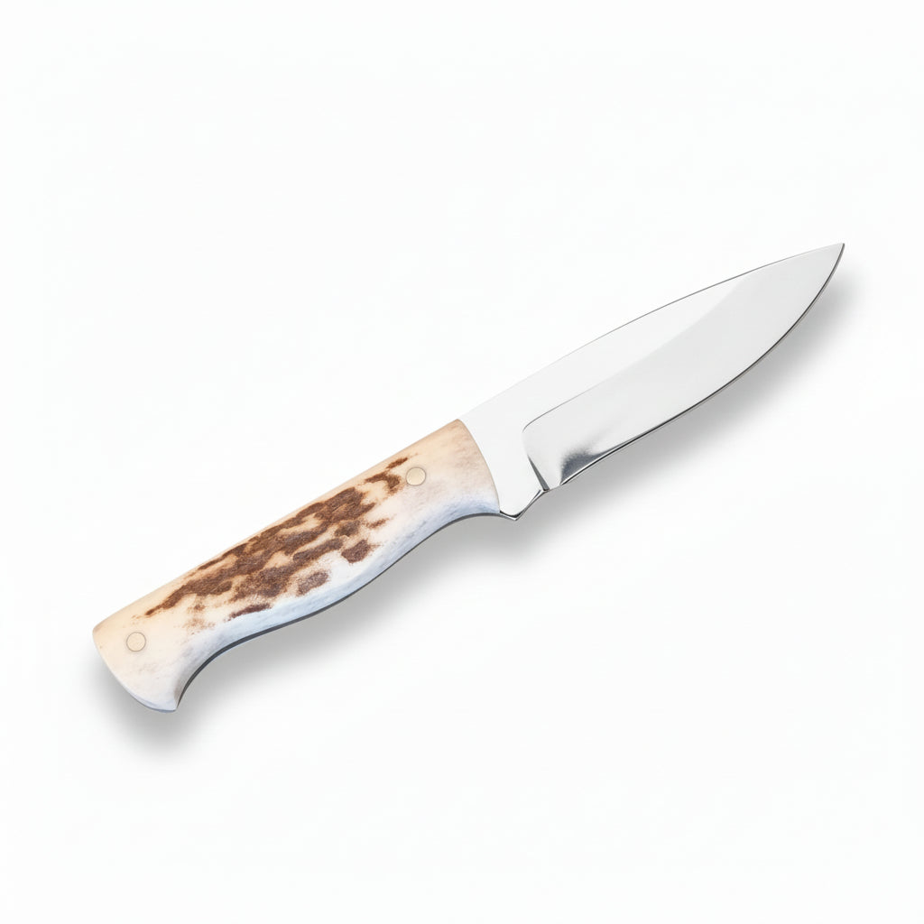 4116 Geyik Boynuzu Sap 15 CM Bushcraft Mini Kamp Bıçağı