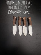 4034 Çelik Ceviz Sap 15 CM Bushcraft Kamp Bıçağı
