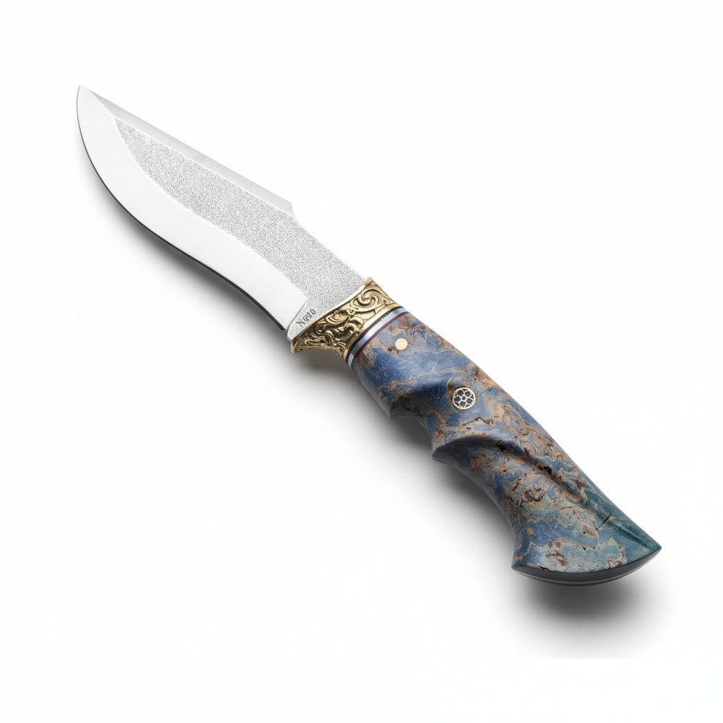 N690 Çelik Stabilize Saplı Pirinç Önlüklü Avcı Model 28.5 CM