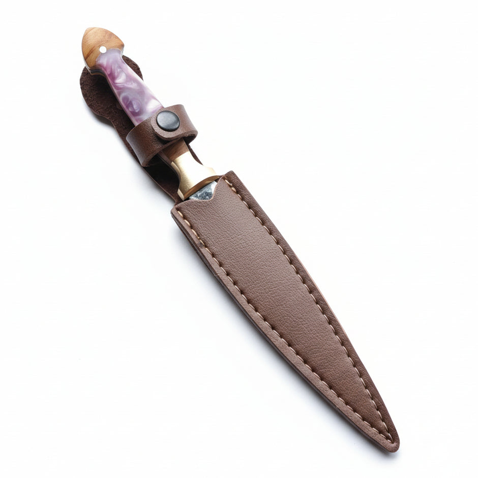 Hibrit Sap Çerkes Model 23 CM Kamp Bıçağı