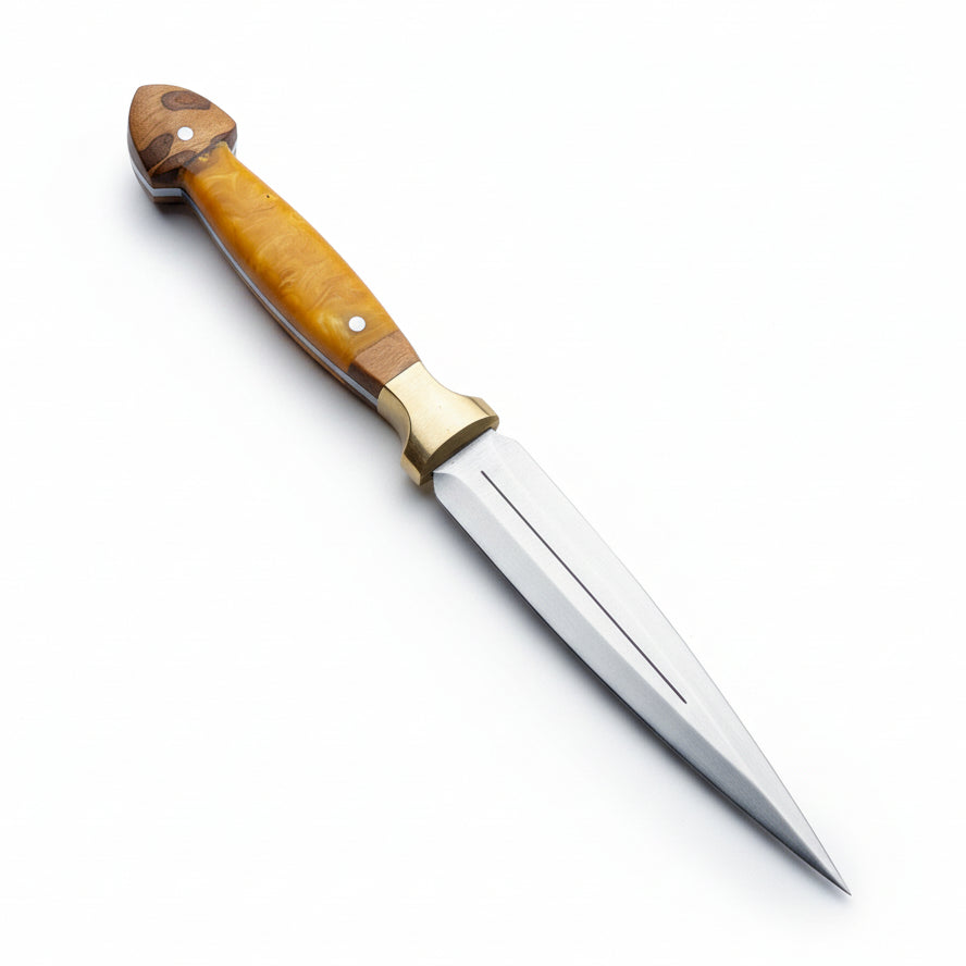 Hibrit Sap Çerkes Model 23 CM Kamp Bıçağı