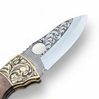 N690 Çelik 18 CM Balçak Gravür İşlemeli Naim Model