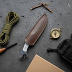 Yılan Figürlü Beyaz Av Bıçağı – 32.5 cm Profesyonel Outdoor Bıçak