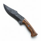 30 CM Dövme Çelik Ceviz Sap Kamp ve Bushcraft Bıçağı