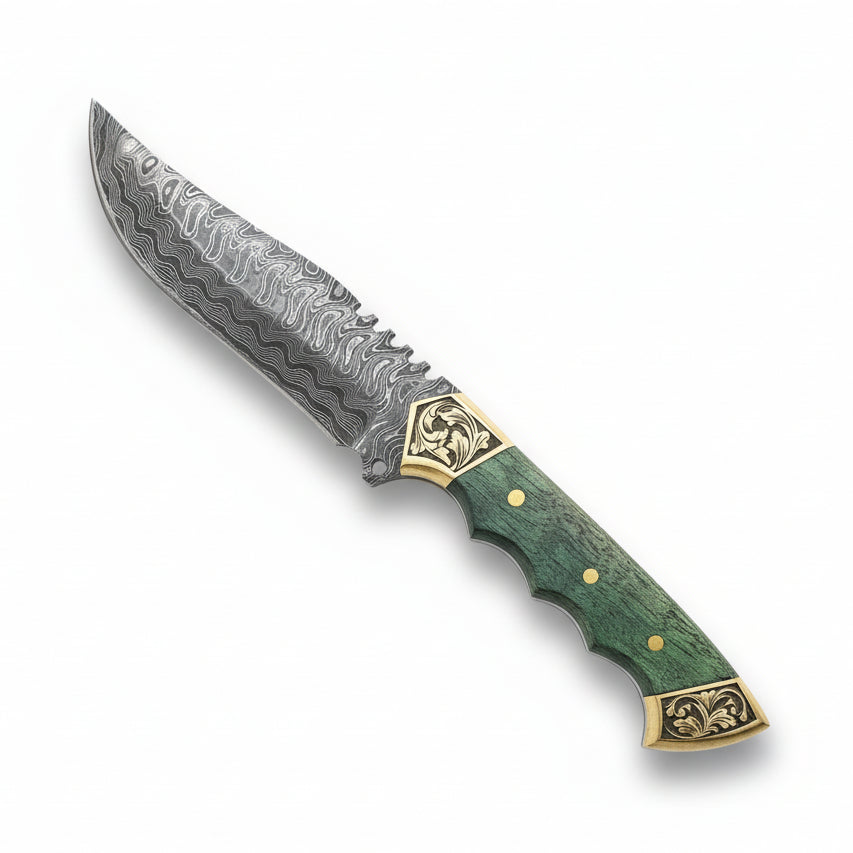 Damascus Çelik Stabilize Sap - 21.5 Cm