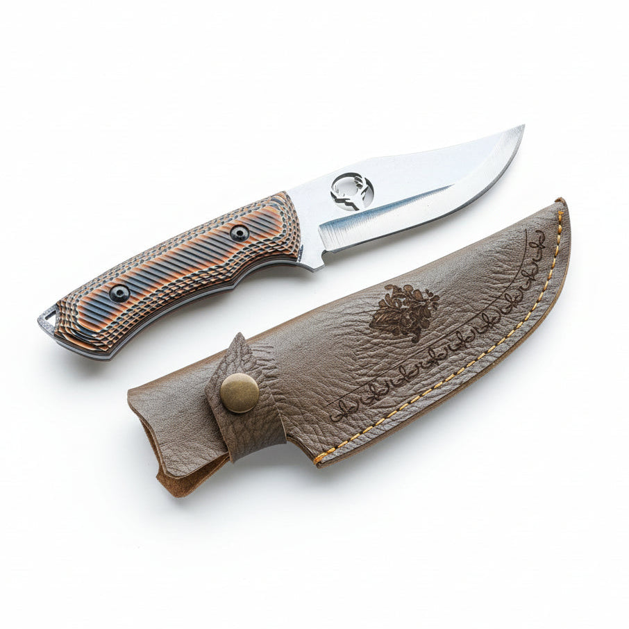23 cm outdoor kamp bıçağı deri kılıflı