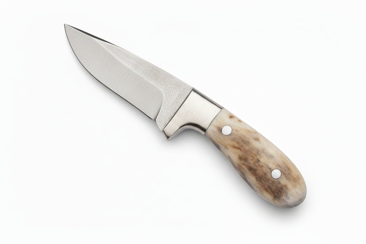 4116 Çelik Geyik Boynuzu Mini Kolye 12 CM