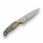 M390 Çelik Stabilize Sap 21 CM Gravür İşlemeli Model