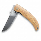 N690 Çelik Katlanır Model Vervalit Sap - 18.5 CM Kahve