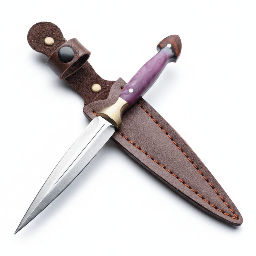 Hibrit Sap Çerkes Model 20 CM Kamp Bıçağı