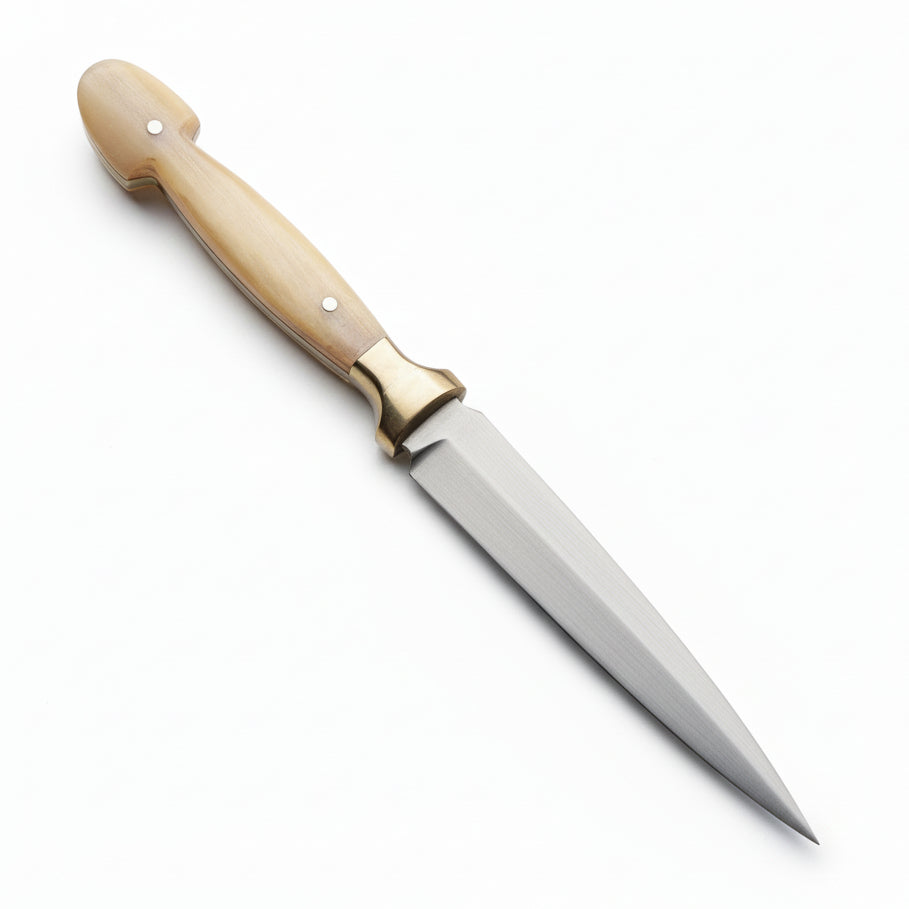 Koç Boynuzu Sap Çerkes Model 20 CM Kamp Bıçağı