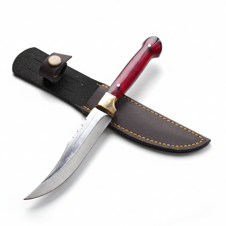 23 CM Epoksi Saplı El Yapımı Outdoor & Kamp Bel Bıçağı
