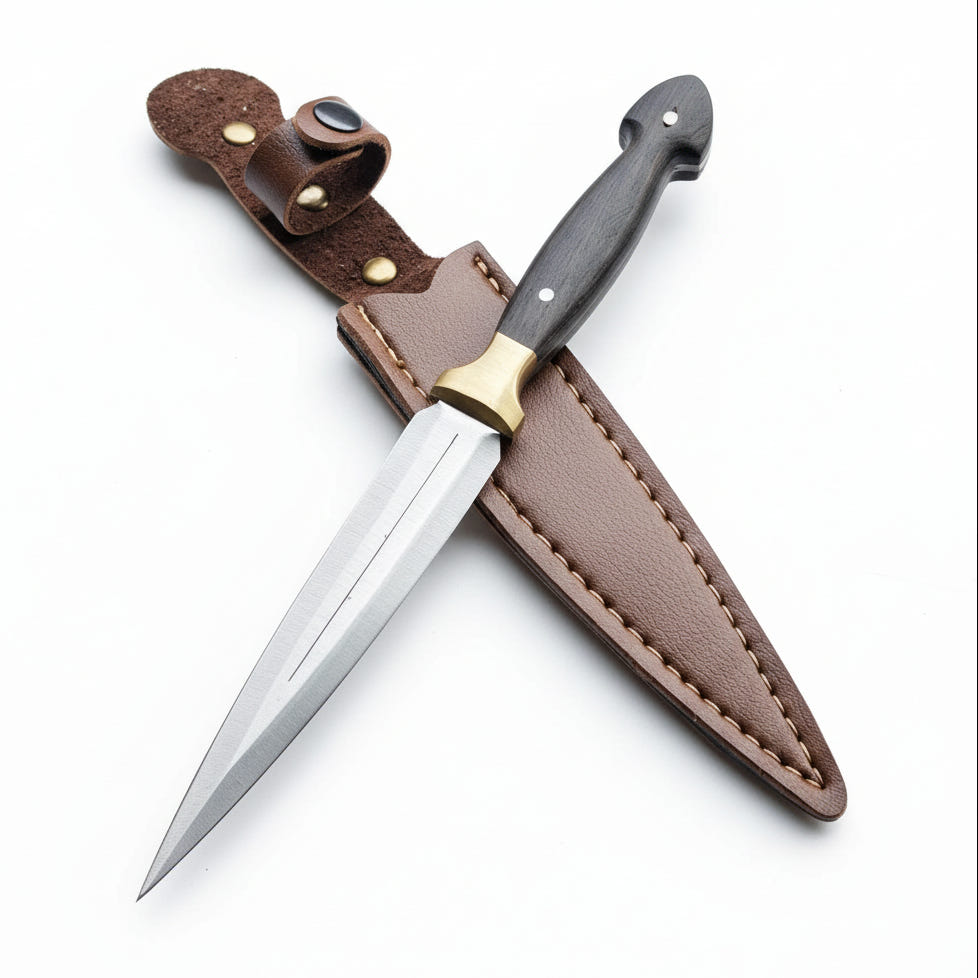 Ağaç Sap Çerkes Model 23 CM Kamp Bıçağı
