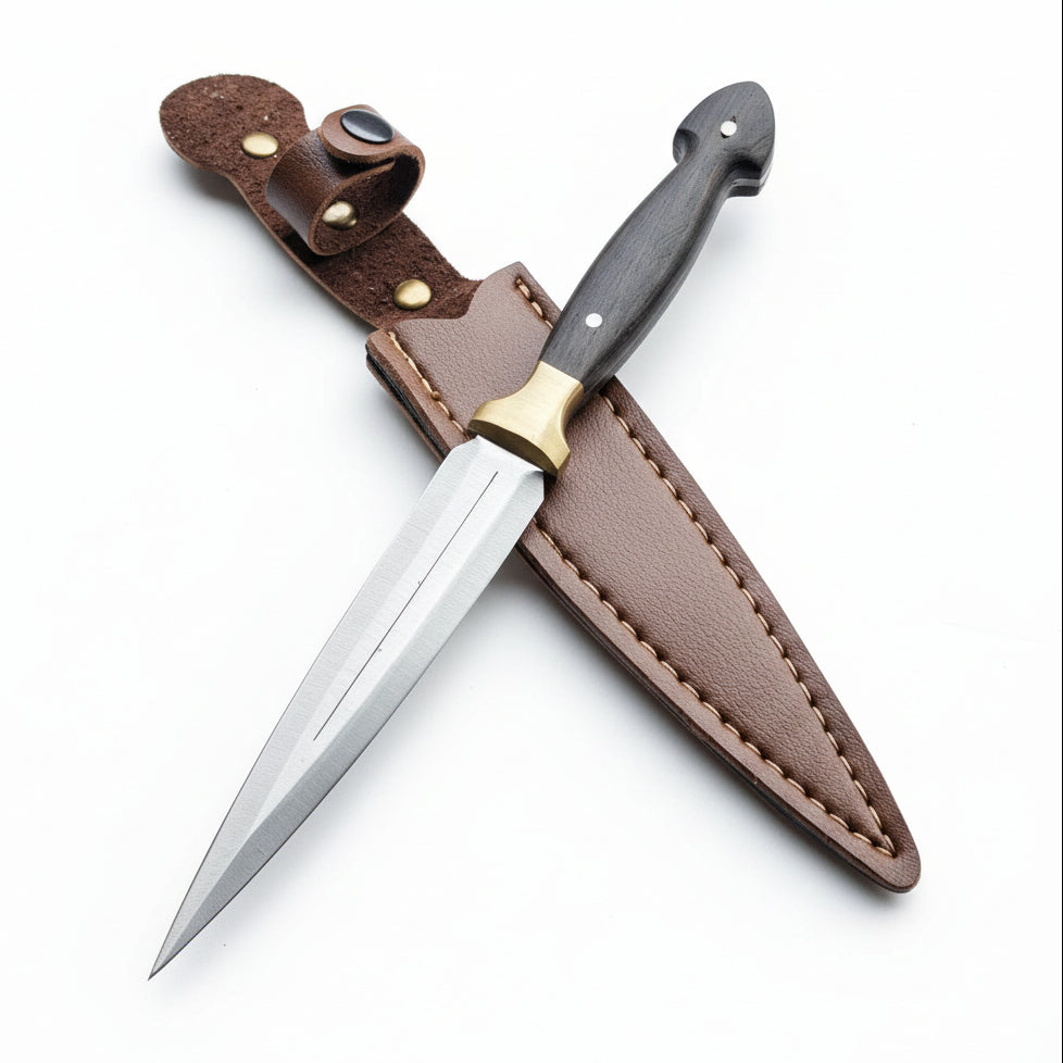 Ağaç Sap Çerkes Model 23 CM Kamp Bıçağı