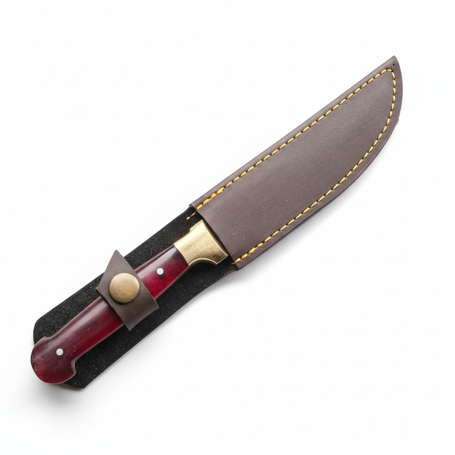 23 CM Epoksi Saplı El Yapımı Outdoor & Kamp Bel Bıçağı