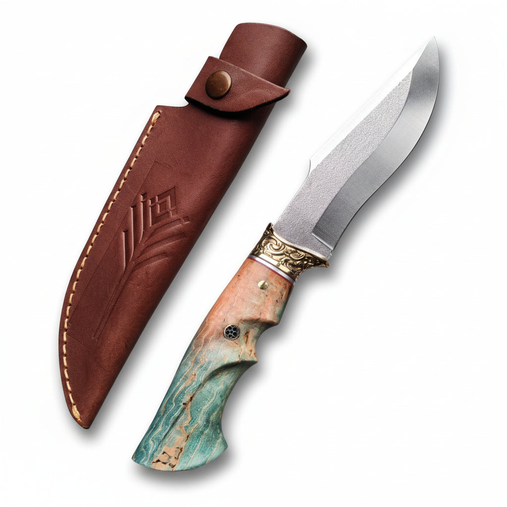 N690 Çelik Stabilize Saplı Pirinç Önlüklü Avcı Model 28.5 CM