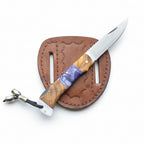 4116 Çelik Ceviz Ve Epoksi Hibrit Sap Katlanır Model - 20.5 Cm