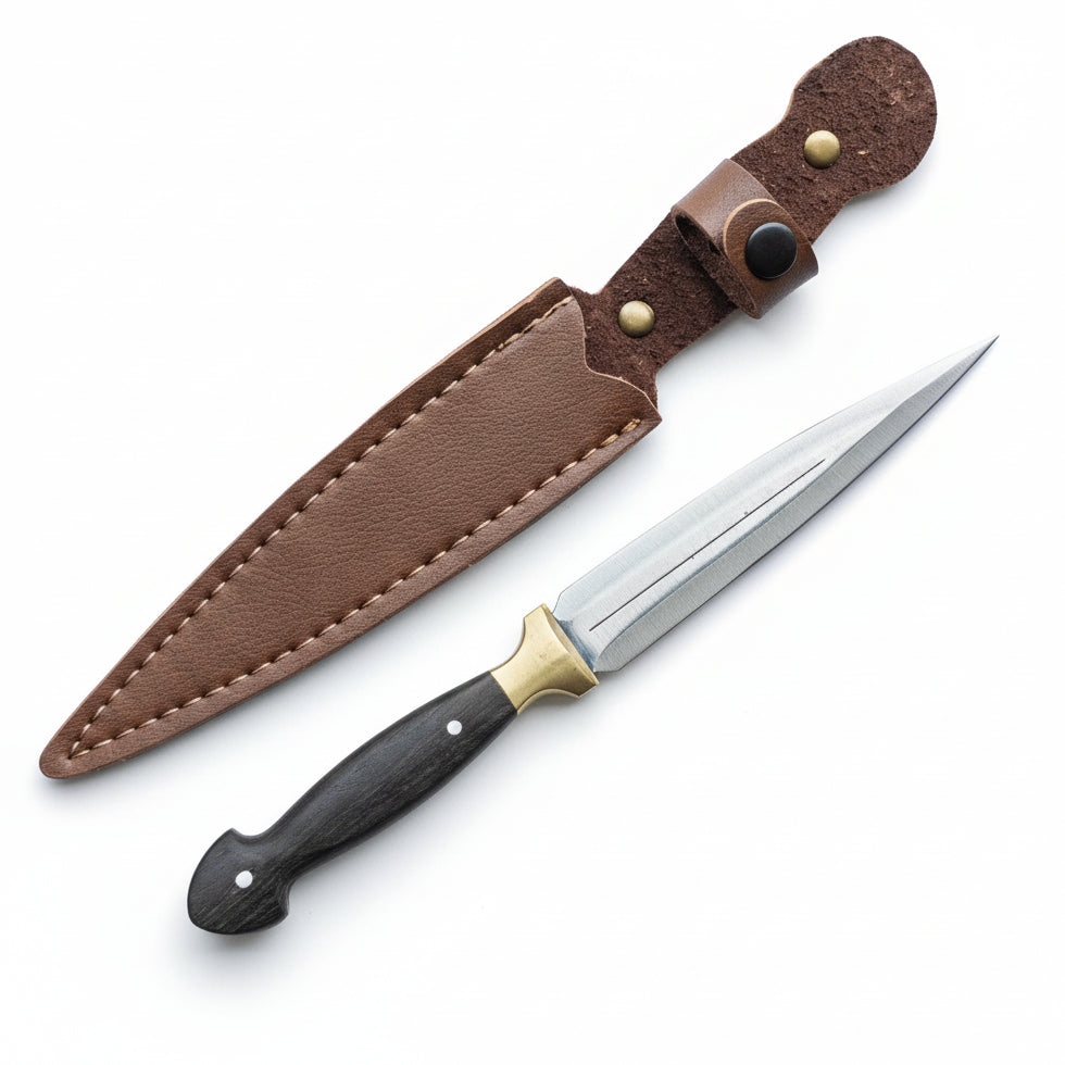 Ağaç Sap Çerkes Model 23 CM Kamp Bıçağı