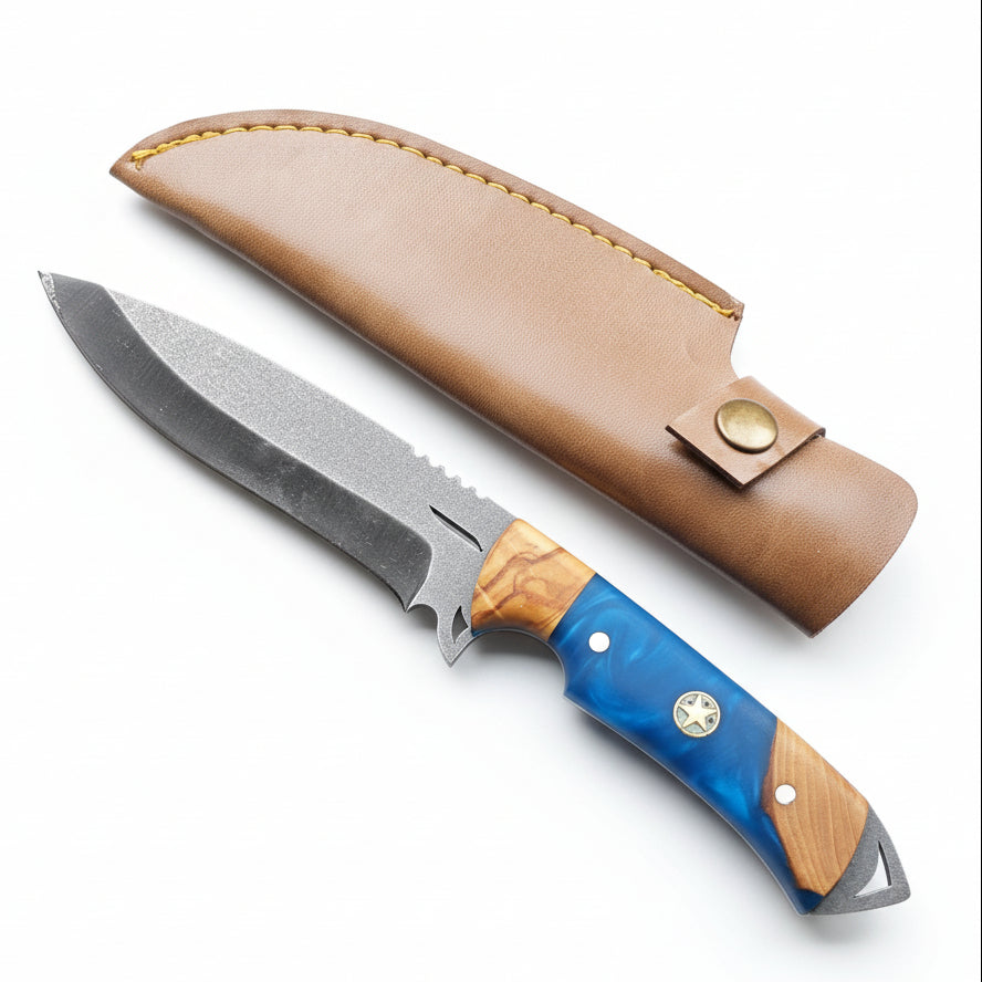 25 CM Hibrit Saplı El Yapımı Outdoor Av Bıçağı