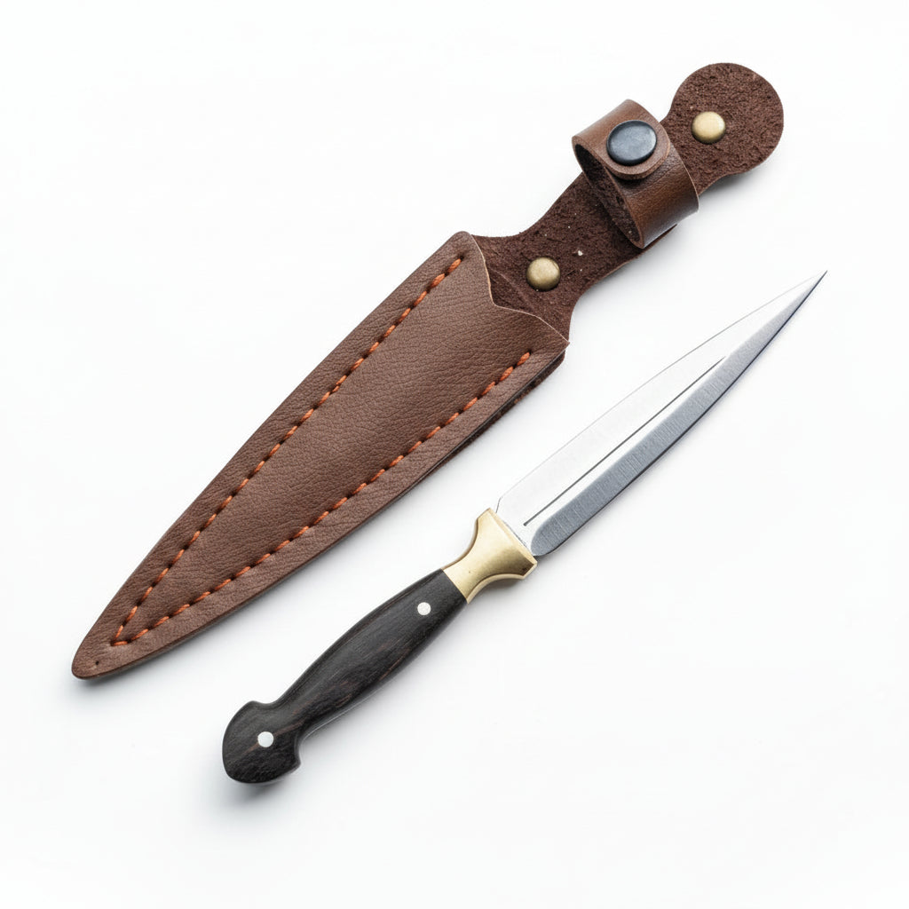 Ağaç Sap Çerkes Model 20 CM Kamp Bıçağı