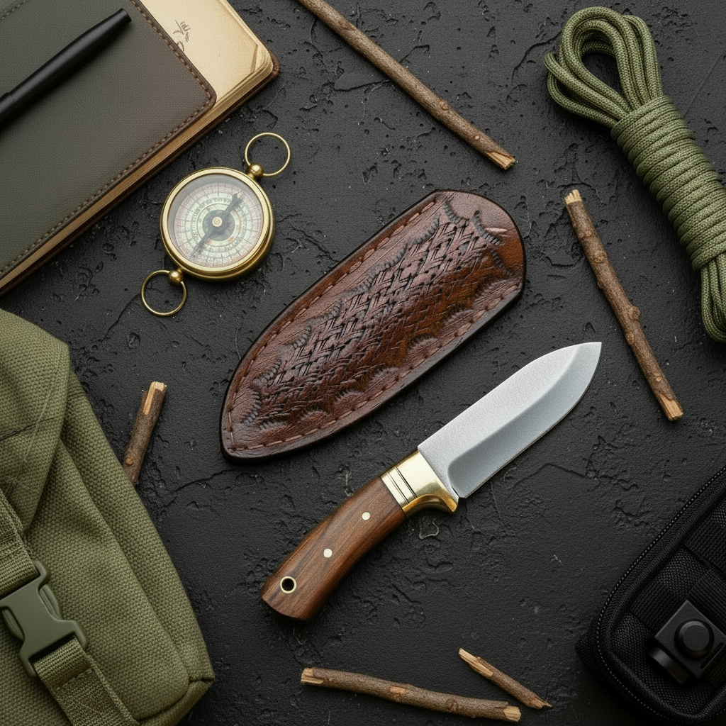 Ceviz Saplı Bushcraft Model 17 CM