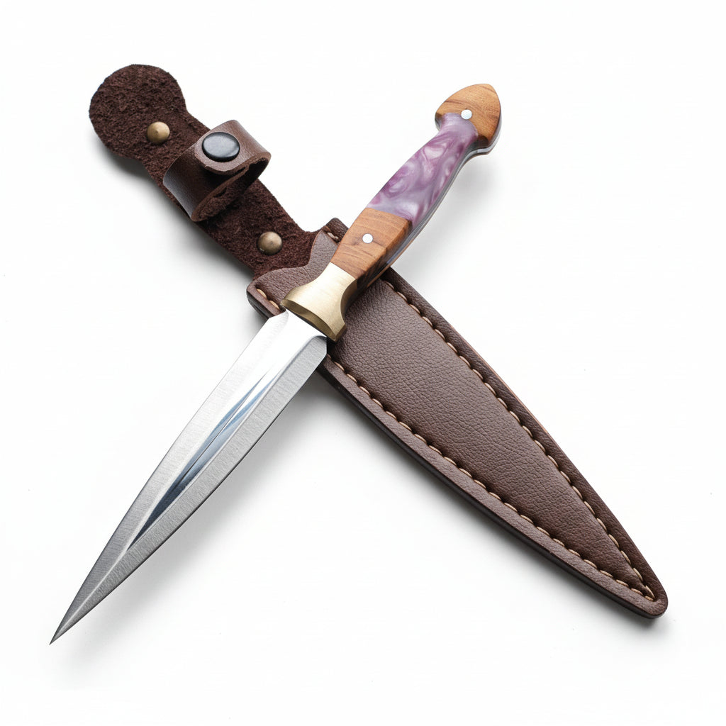 Hibrit Sap Çerkes Model 23 CM Kamp Bıçağı