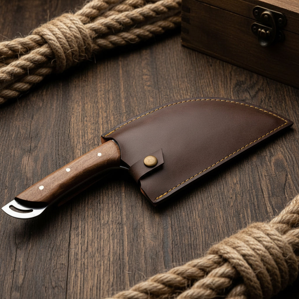 Patili Almazan Şef Model 32 Cm Kamp Bıçağı
