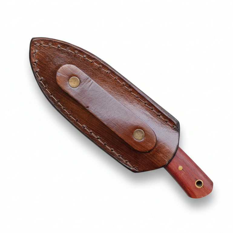 Paduk Ağaç Saplı Bushcraft Model 17 CM