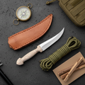Geyik Boynuzu Sap Bushcraft Kamp Bıçağı