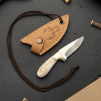4116 Çelik Geyik Boynuzu Mini Kolye 12 CM