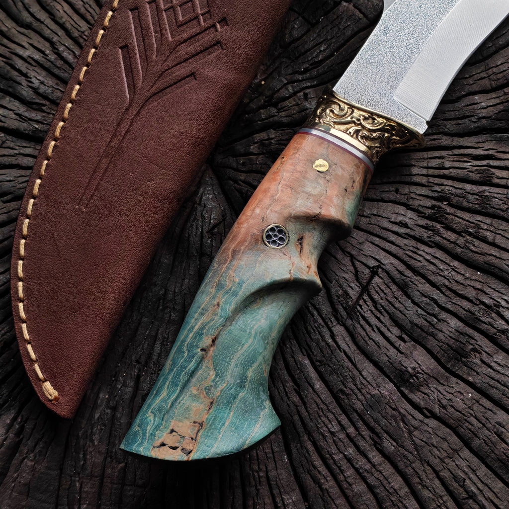 N690 Çelik Stabilize Saplı Pirinç Önlüklü Avcı Model 28.5 CM