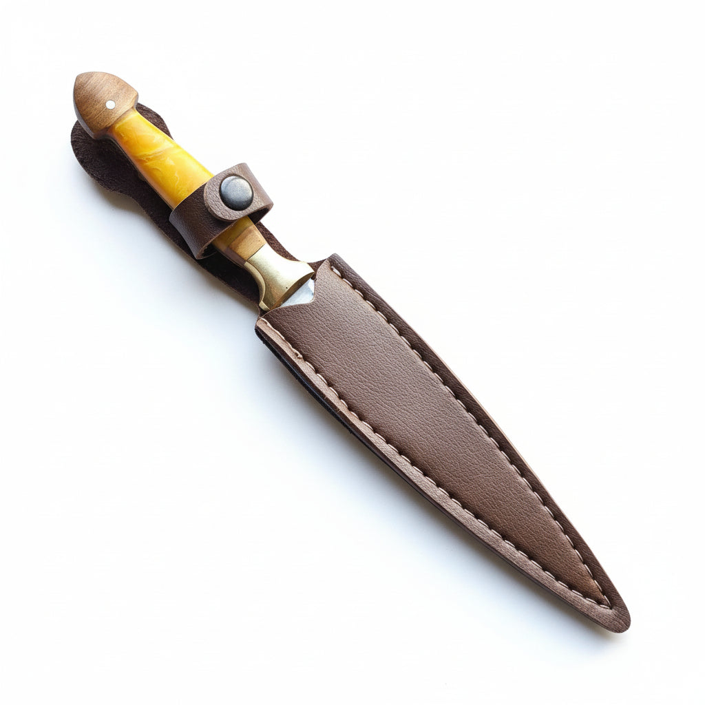 Hibrit Sap Çerkes Model 23 CM Kamp Bıçağı