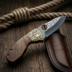 N690 Çelik 18 CM Balçak Gravür İşlemeli Naim Model