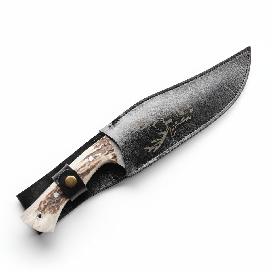 Geyik Boynuzu Sap Outdoor Model 30.5 CM Outdoor Av Bıçağı