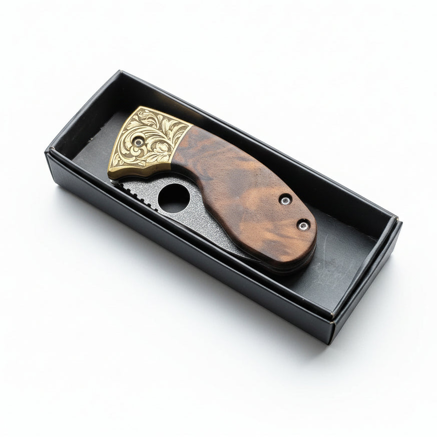 N690 Çelik 18 CM Balçak Gravürlü Naim Model