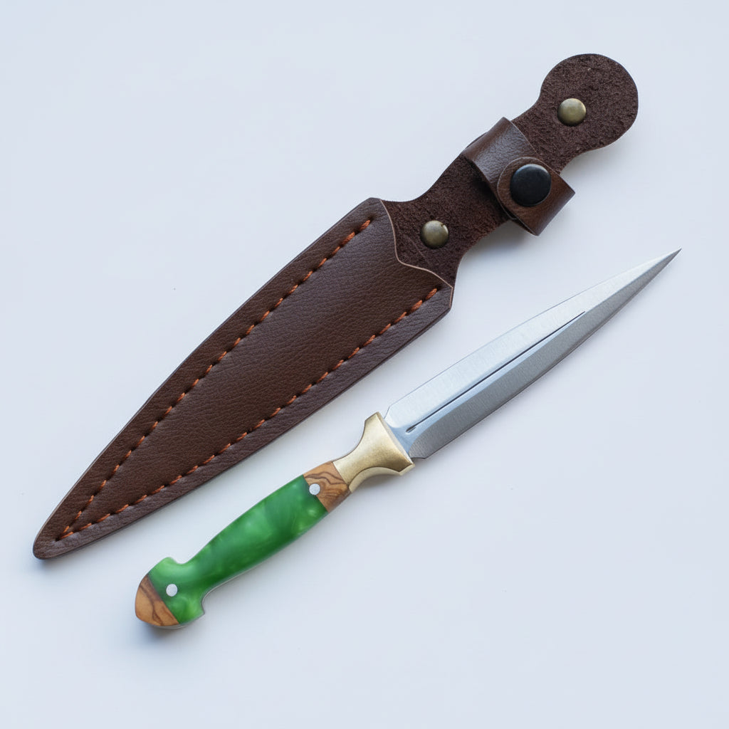 Hibrit Sap Çerkes Model 20 CM Kamp Bıçağı