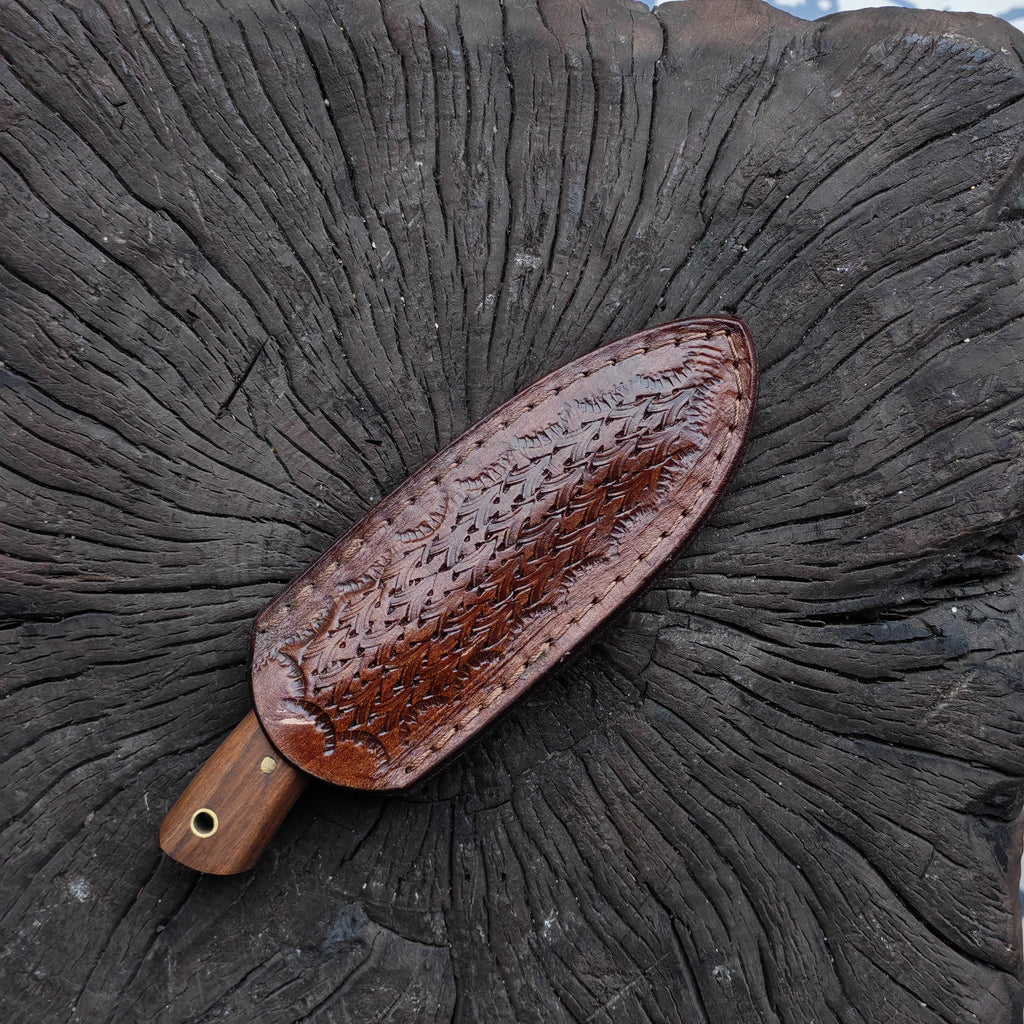 Paduk Ağaç Saplı Bushcraft Model 17 CM