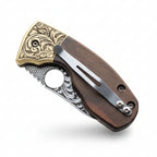 N690 Çelik 18 CM Balçak Gravür İşlemeli Naim Model