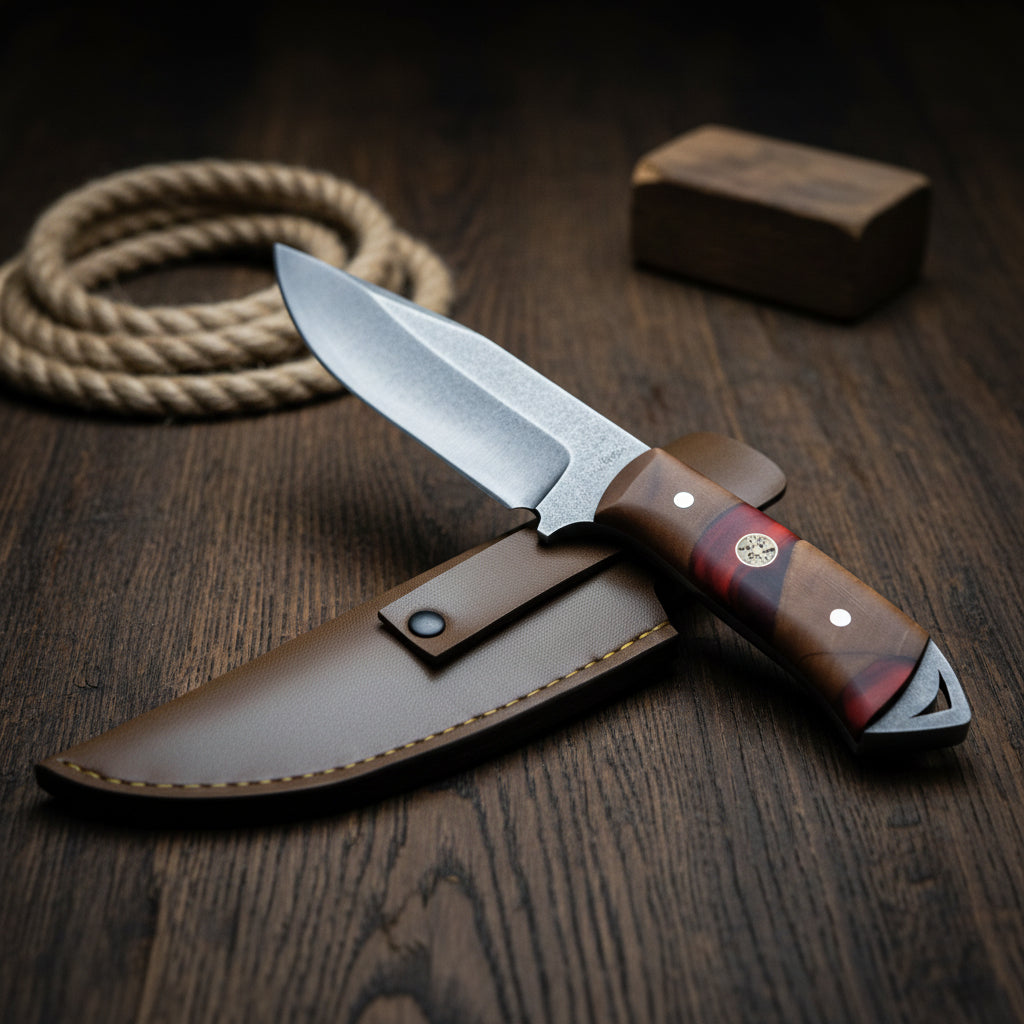 Bushcraft 25 Cm Hibrit Saplı Outdoor Av Bıçağı