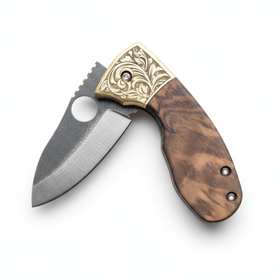 N690 Çelik 18 CM Balçak Gravürlü Naim Model