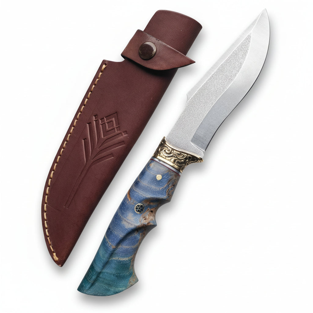 N690 Çelik Stabilize Saplı Pirinç Önlüklü Avcı Model 28.5 CM