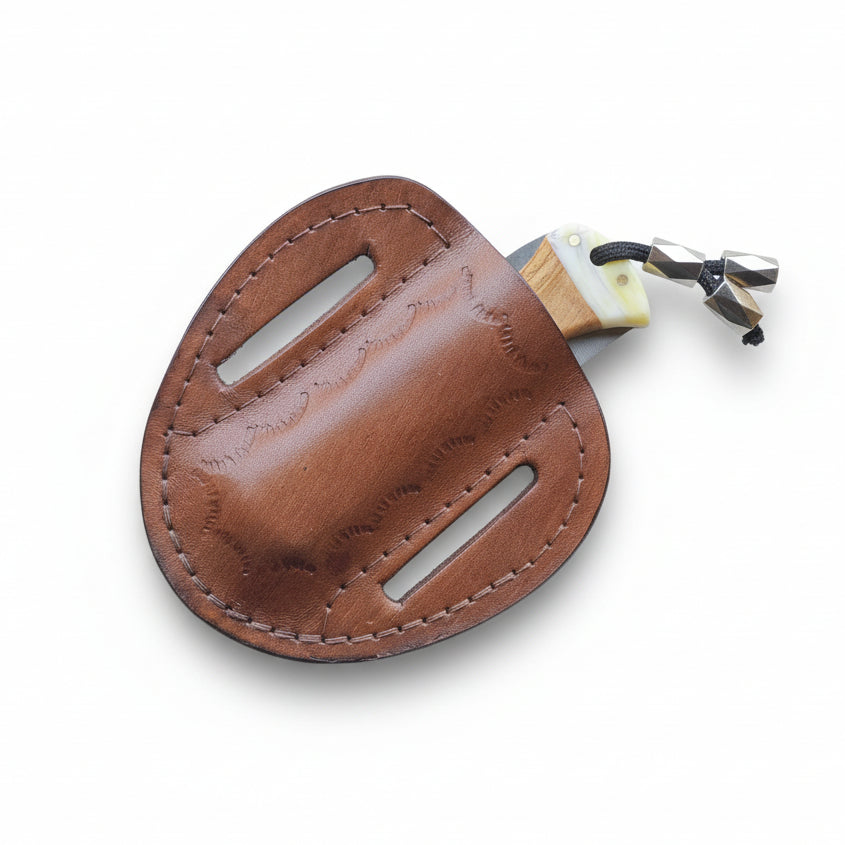 4116 Çelik Ceviz Ve Epoksi Hibrit Sap Katlanır Model - 20.5 Cm