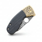N690 Çelik 18 CM Balçak Gravür İşlemeli Naim Model