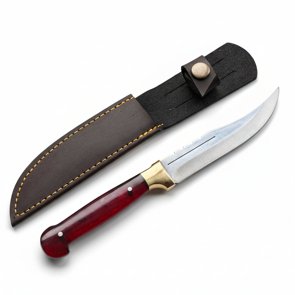 23 CM Epoksi Saplı El Yapımı Outdoor & Kamp Bel Bıçağı