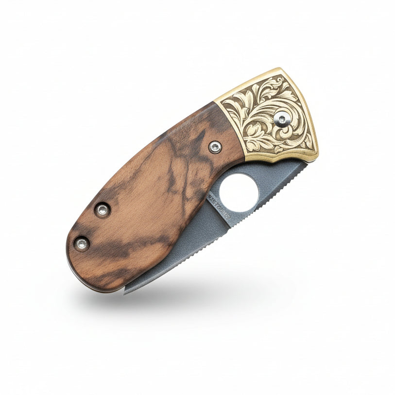 N690 Çelik 18 CM Balçak Gravürlü Naim Model